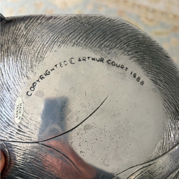 Arthur Court Silver Rabbit Sculpture - Picture 3 of 7